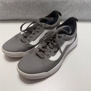 Vans Gray and White Ultrarange EXO Sneakers